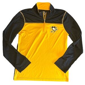 NHL Pittsburgh Penguins Quarter Zip Pullover L 12/14